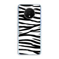 Zebra pattern: OnePlus 7T Transparant Hoesje