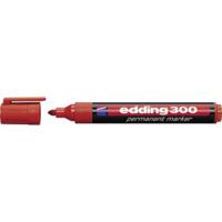 Edding 300 4-300002 Permanent marker Rood Watervast: Ja - thumbnail