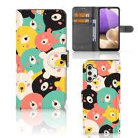 Samsung Galaxy A32 4G Leuk Hoesje Bears Samsung Galaxy A32 4G Leuk Hoesje Bears