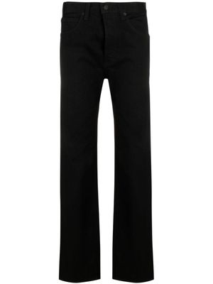 Nili Lotan jean droit Smith à taille mi-haute - Noir
