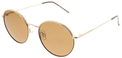 H.I.S zonnebril ​​​​gepolariseerd dames panto cat. 3. goud/oranje