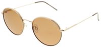 H.I.S zonnebril ​​​​gepolariseerd dames panto cat. 3. goud/oranje - thumbnail