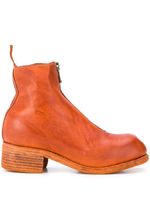 Guidi bottines zippées - Orange - thumbnail