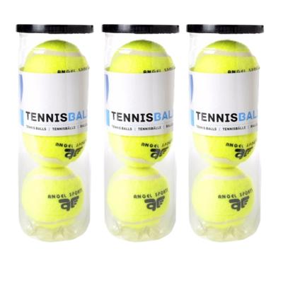 Engelhart Tennisballen - 9x stuks - in koker - Buitenspeelgoed - Tennissen - geel - sport Engelhart Tennisballen - 9x stuks - in koker - Buitenspeelgoed - Tennissen - geel - sport