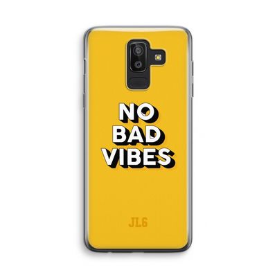 No Bad Vibes: Samsung Galaxy J8 (2018) Transparant Hoesje