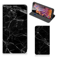 Samsung Xcover Pro | Standcase | Marmer Zwart - Origineel Cadeau Vader