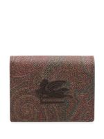 ETRO paisley-print wallet - BROWN