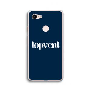 Topvent Navy: Google Pixel 3 XL Transparant Hoesje