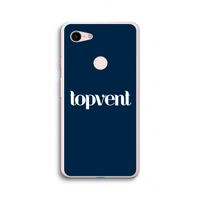 Topvent Navy: Google Pixel 3 XL Transparant Hoesje