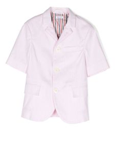 Thom Browne Kids manteau à manches courtes - Rose