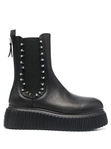 AGL bottines chelsea Iggy en cuir - Noir