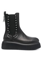 AGL bottines chelsea Iggy en cuir - Noir