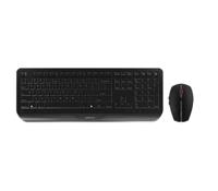 CHERRY Desktop GENTIX [EU/US] WL black US-Englisch mit EURO Symbol toetsenbord RF Draadloos Zwart - thumbnail