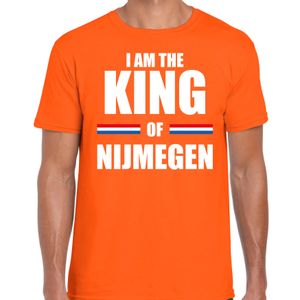 Oranje I am the King of Nijmegen t-shirt - Koningsdag shirt voor heren