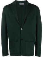 Drumohr blazer en laine mérinos à simple boutonnage - Vert