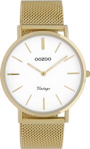 OOZOO Timepieces Horloge Vintage Goud/Wit | C9909
