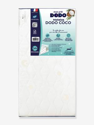 Babymatras met afneembare hoes Dodococo wit
