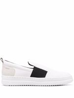 Geox baskets à design à empiècements - Blanc