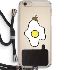 Spiegelei: iPhone 6 / 6S Transparant Hoesje met koord