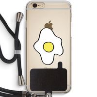 Spiegelei: iPhone 6 / 6S Transparant Hoesje met koord