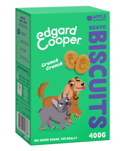 Edgard & Cooper Bravo Biscuits Appel&Bosbes hond 400 gram