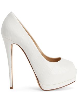 Giuseppe Zanotti escarpins Sharon 130 mm - Blanc