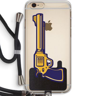 Pew Pew Pew: iPhone 6 PLUS / 6S PLUS Transparant Hoesje met koord