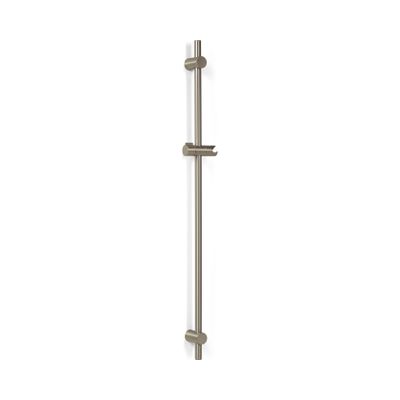 Blue Label Brondby Glijstang | Opbouw | Messing | 90 cm | Rond | Geborsteld nikkel PVD