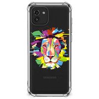 Samsung Galaxy A03 Stevig Bumper Hoesje Lion Color