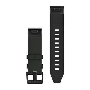 Garmin QuickFit 22 horlogebandje - Zwart leer horlogeband