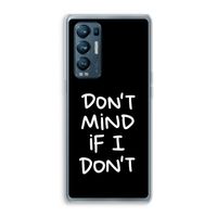 Don't Mind: Oppo Find X3 Neo Transparant Hoesje