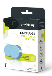 Vitaplus Earplugs Mouldable Silicone