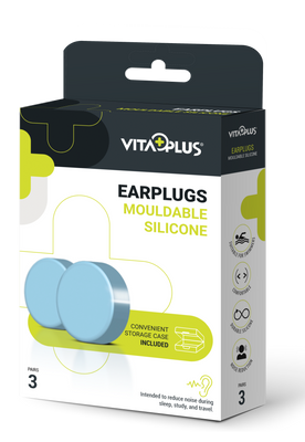 Vitaplus Earplugs Mouldable Silicone