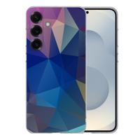 TPU Hoesje Samsung Galaxy S25 Plus - Polygon Dark Backcover TPU Hoesje Samsung Galaxy S25 Plus - Polygon Dark Backcover