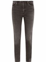 Dolce & Gabbana jean skinny à bords francs - Noir - thumbnail