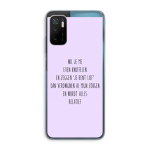 Relatief: Xiaomi Poco M3 Pro 5G Transparant Hoesje