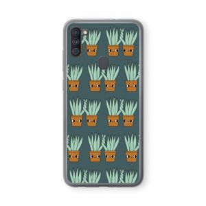 Sansevieria: Samsung Galaxy A11 Transparant Hoesje