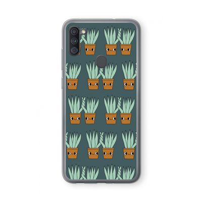Sansevieria: Samsung Galaxy A11 Transparant Hoesje