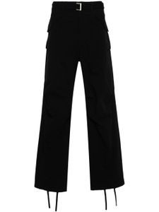 sacai pantalon droit à poches cargo - Noir