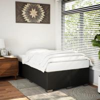 Bedframe kunstleer zwart 120x200 cm