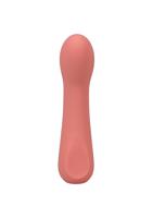 Zen - Rechargeable Silicone G-Spot Vibe - Coral - thumbnail
