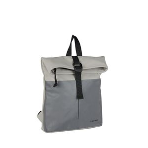 New Rebels Bowie Los Angeles Lichtgrijs 9L Rugtas Rolltop Reflectie Waterafstotend