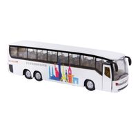 Kids Globe Globe Die-cast Bus met Licht en Geluid, 19cm - thumbnail