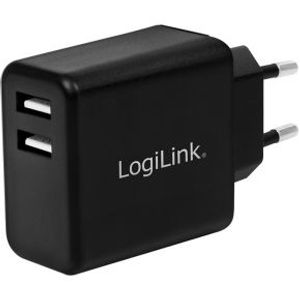 LogiLink PA0210 oplader voor mobiele apparatuur Zwart Binnen