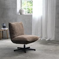 Fauteuil Fraser Lounge Choco Chenille - Giga Living