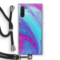 Zweverige regenboog: Samsung Galaxy Note 10 Transparant Hoesje met koord
