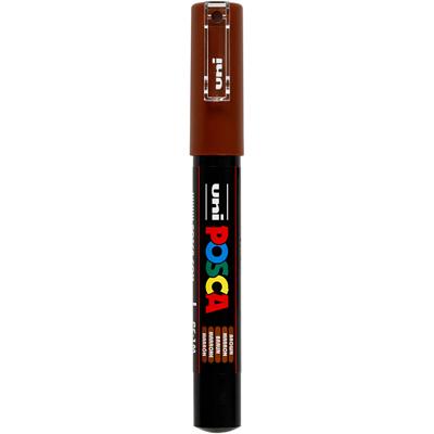 Uni-Posca Posca marker, afm pc-1m, lijndikte 0,7 mm, extra-fijn, bruin, 1 stuk