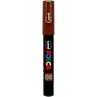 Uni-Posca Posca marker, afm pc-1m, lijndikte 0,7 mm, extra-fijn, bruin, 1 stuk