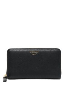 Emporio Armani portefeuille MyEA à imprimé animalier - Noir