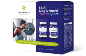 Vitakruid Multi dag & nacht vrouw sport 2 x 30